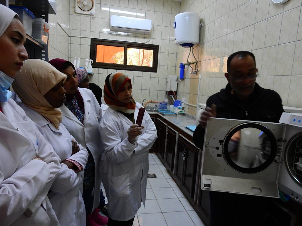 The University Dental Center Organized a Course In The Field of Operating The Dental Units at The Center And Taking Care of Them