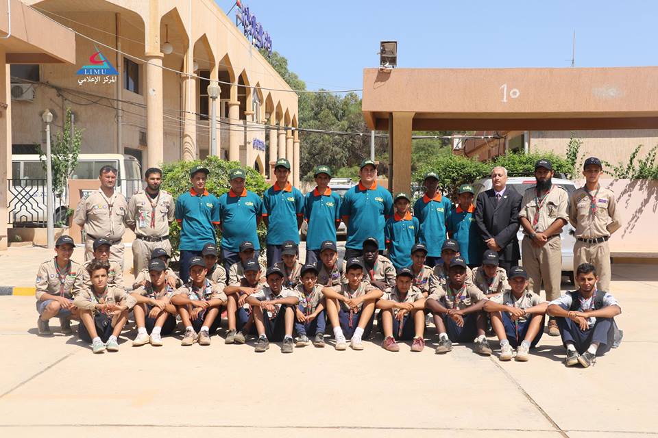 Boys Scout Movement visit the University